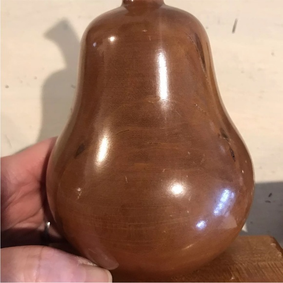 Vintage MCM Ironwood Matching Pear Bookends Art Deco - Picture 10 of 16